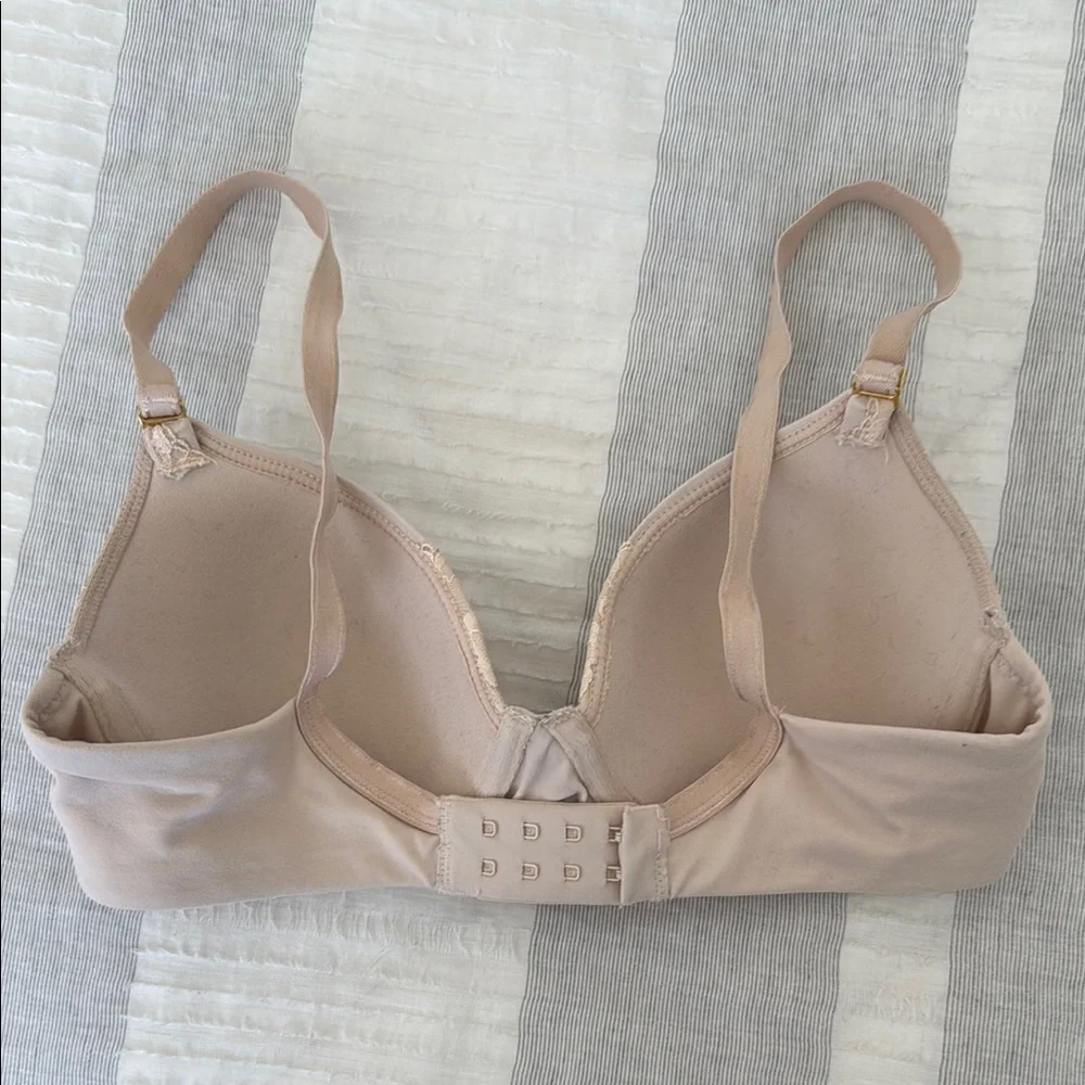 Soma Embraceable Perfect Coverage Nude Lace Bra, 32C